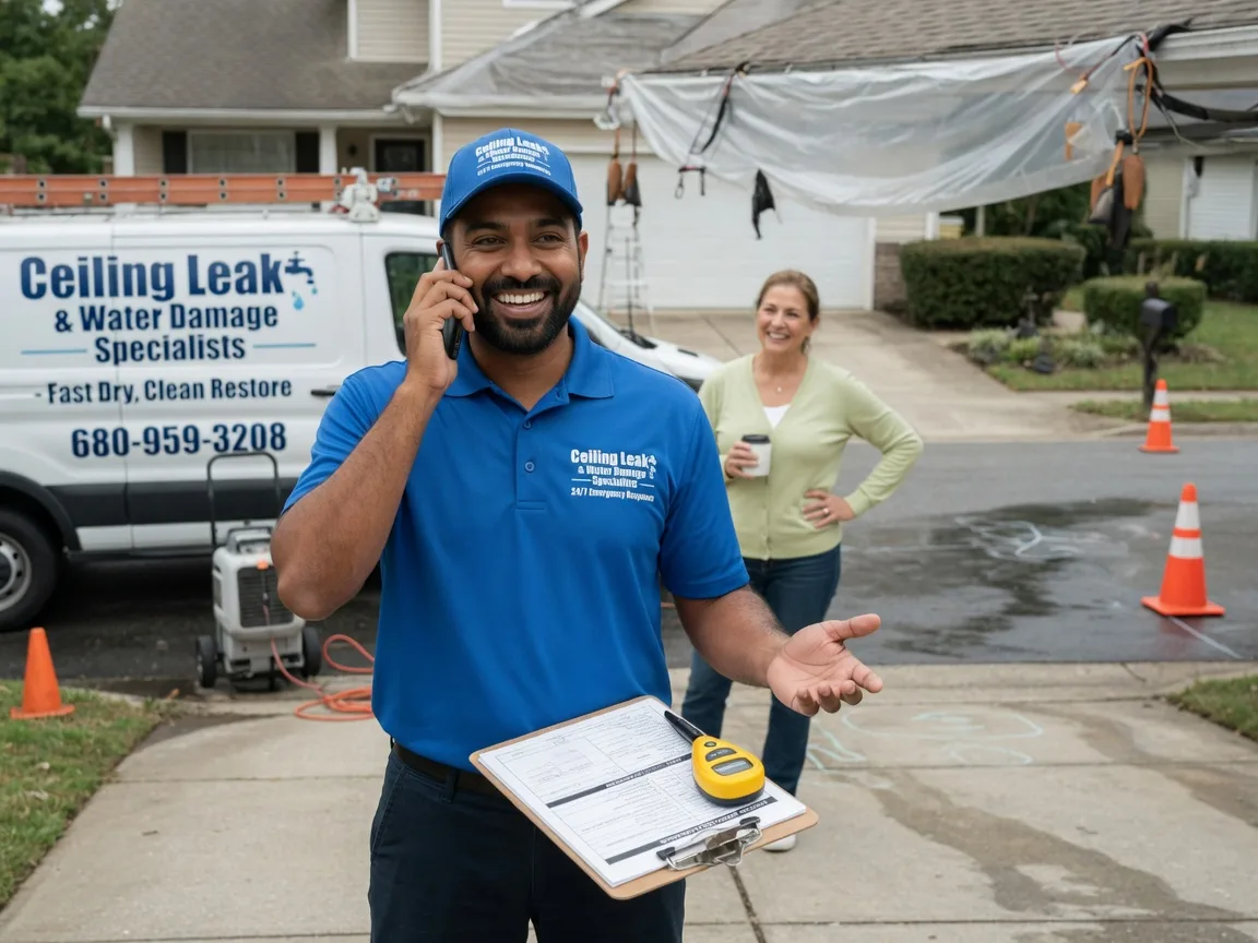 Ceiling Leak Cleanup Malvern, AR FAQs